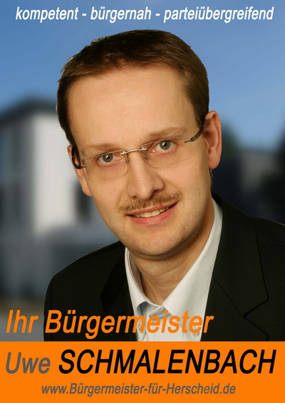 <b>Uwe Schmalenbach</b> war auch der Wunschkandidat für die CDU - plakatschmalenbach